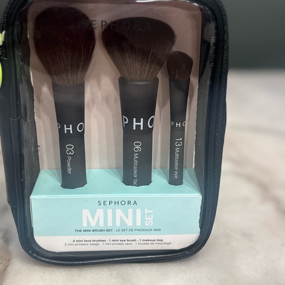 Sephora Mini Brush Set with Black Handles